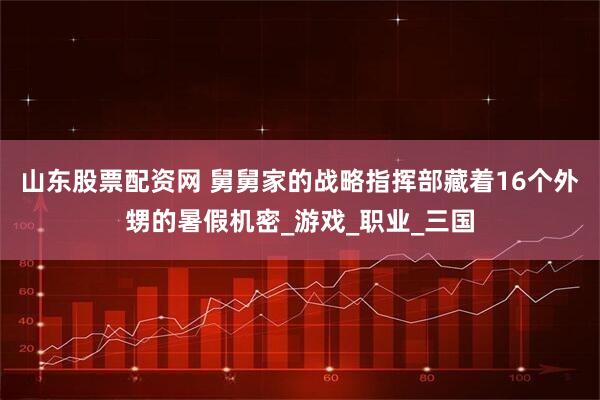 山东股票配资网 舅舅家的战略指挥部藏着16个外甥的暑假机密_游戏_职业_三国